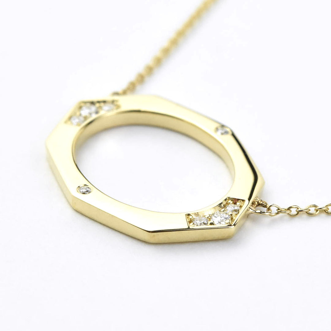 Small Affinity Sans Diamond Necklace, 14k - Goldmakers Fine Jewelry
