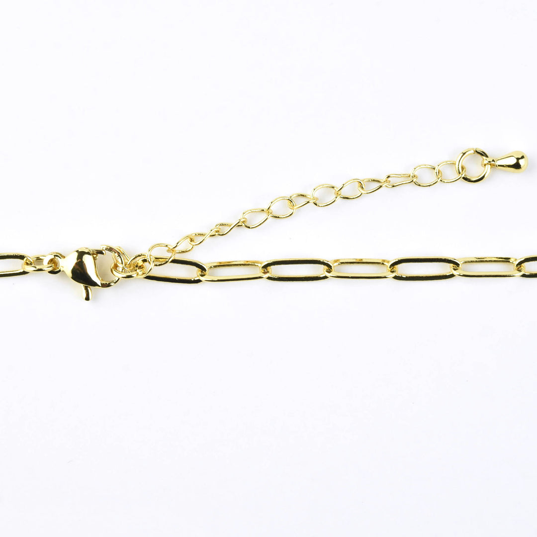Mother of Pearl Snake Necklace - Goldmakers Fine Jewelry