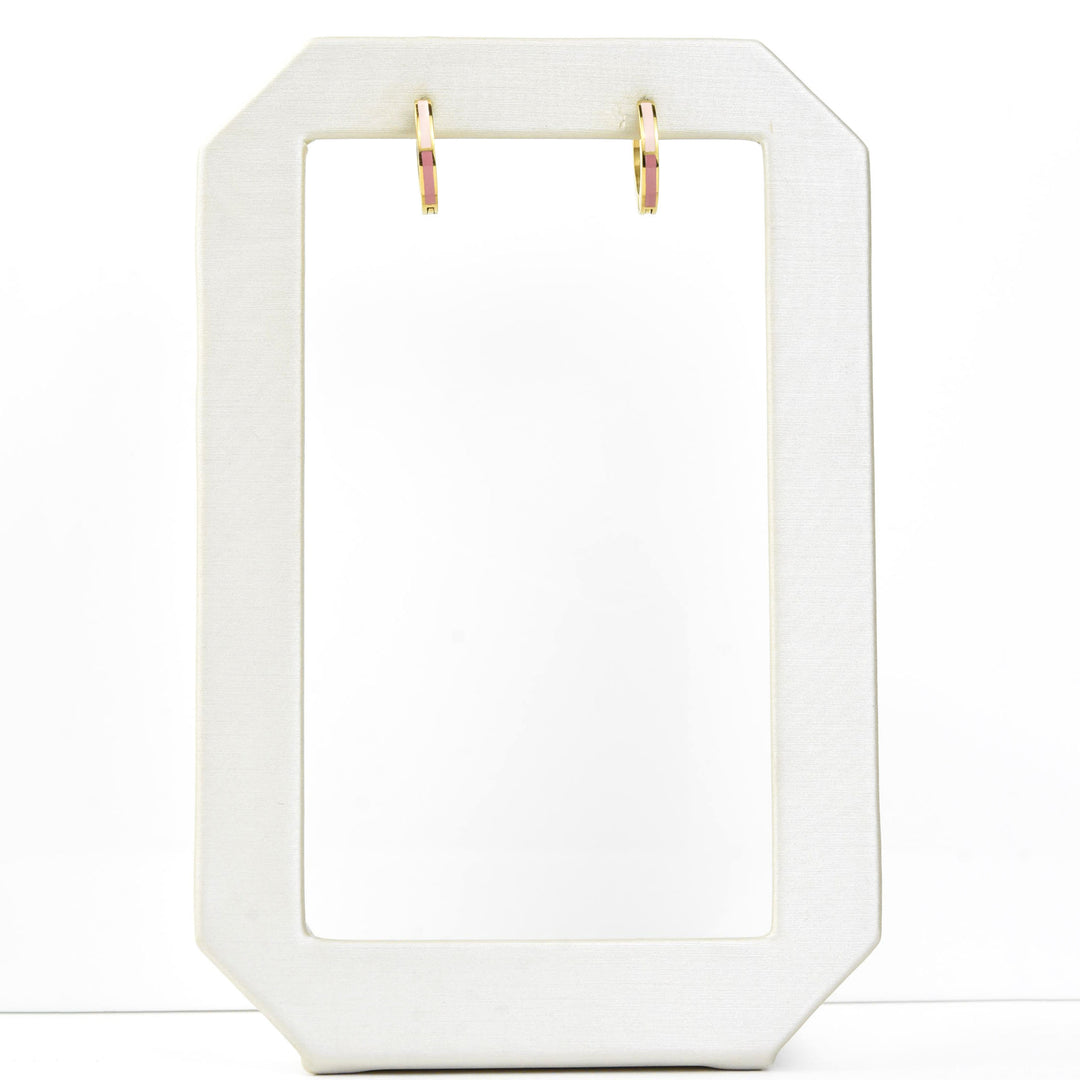 Split Color Huggie Hoops - Goldmakers Fine Jewelry