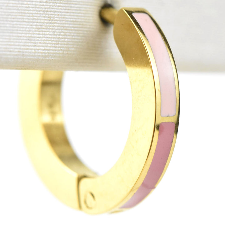 Split Color Huggie Hoops - Goldmakers Fine Jewelry