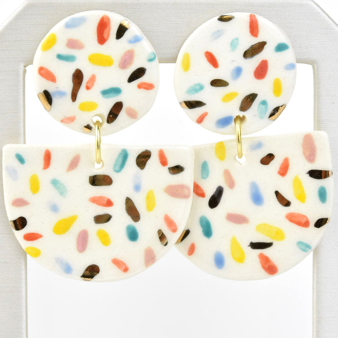 Sprinkle Statement Earrings - Goldmakers Fine Jewelry
