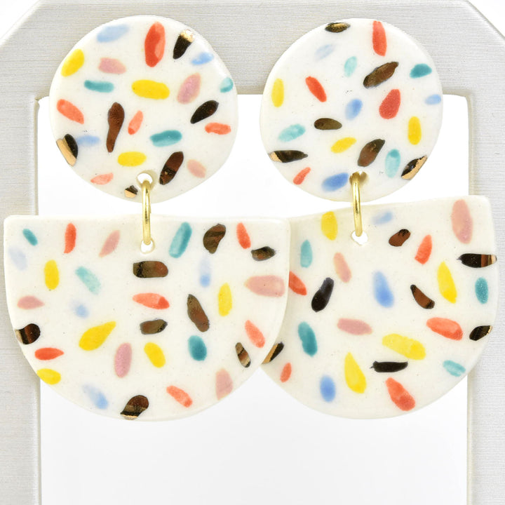 Sprinkle Statement Earrings - Goldmakers Fine Jewelry