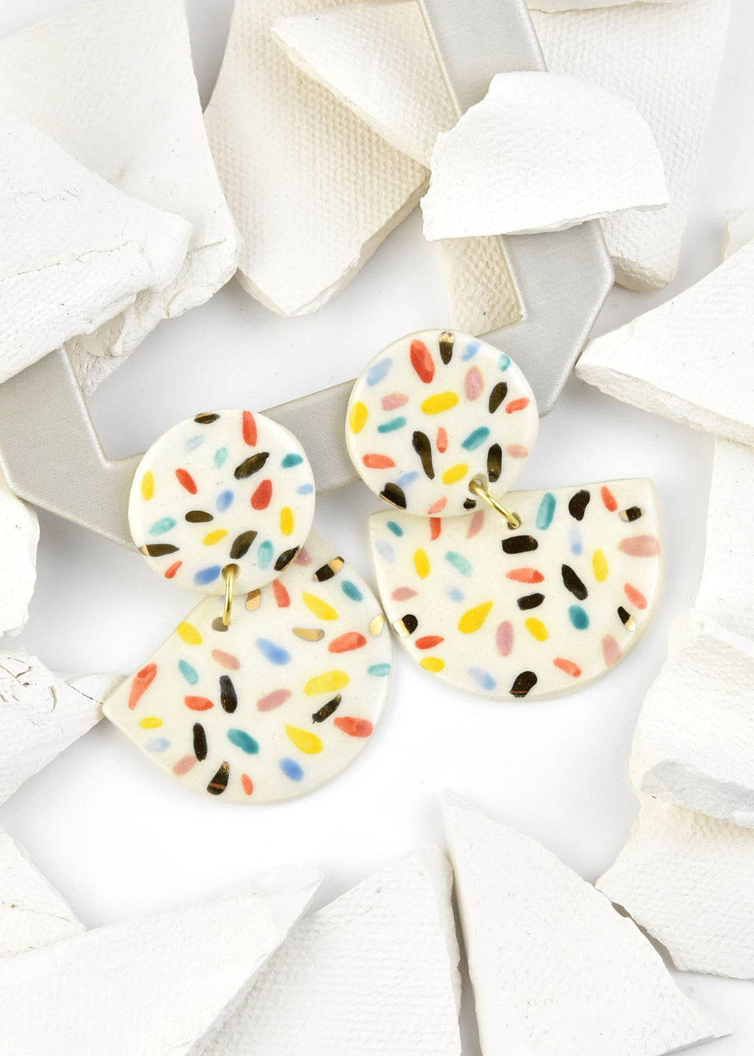 Sprinkle Statement Earrings - Goldmakers Fine Jewelry