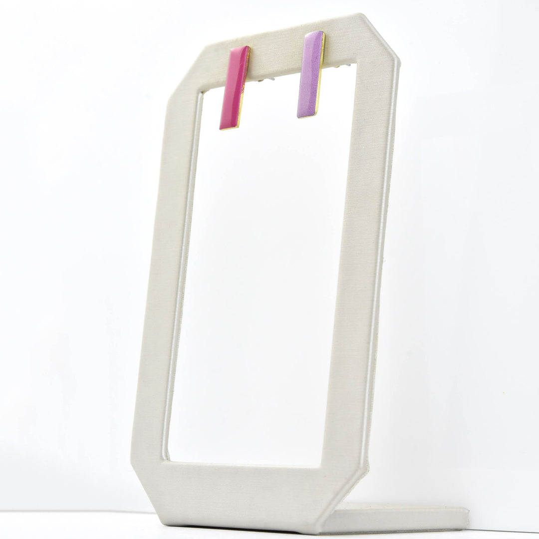 Sticks Studs in Mix Rose - Goldmakers Fine Jewelry