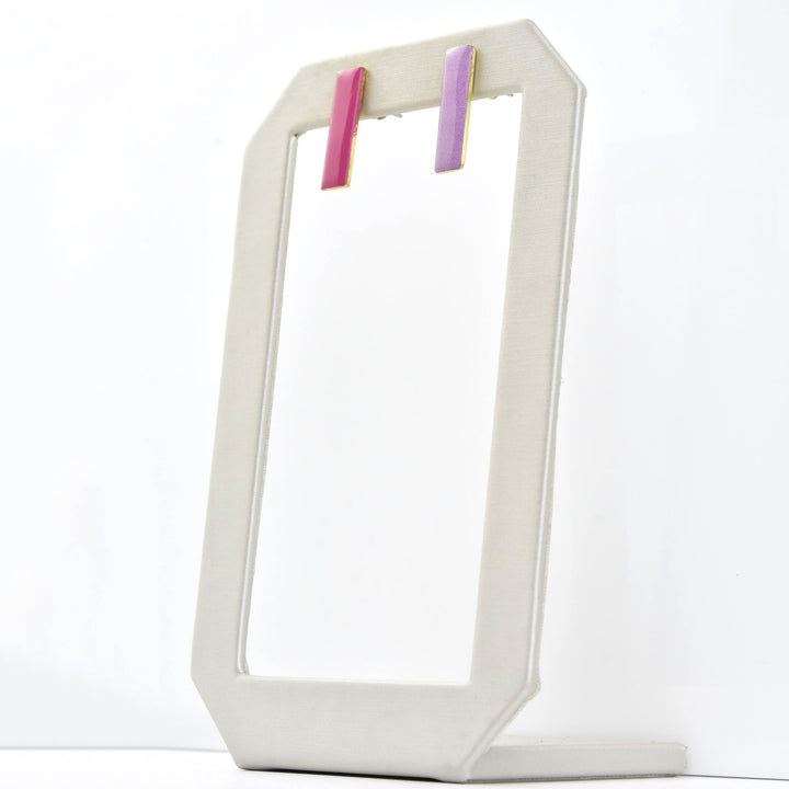 Sticks Studs in Mix Rose - Goldmakers Fine Jewelry