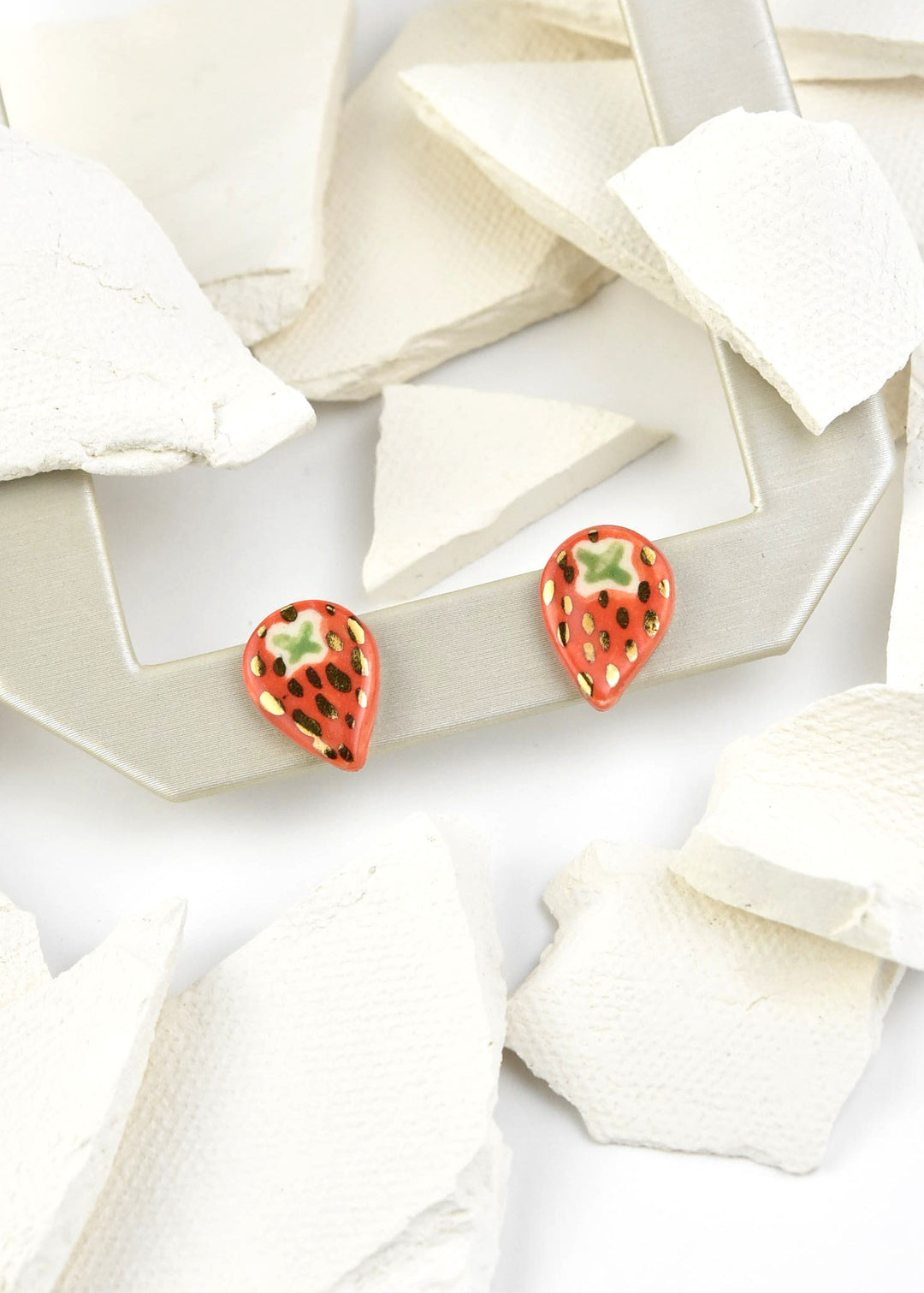 Strawberry Studs - Goldmakers Fine Jewelry