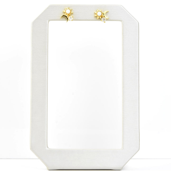 Sun, Moon & Star Studs - Goldmakers Fine Jewelry