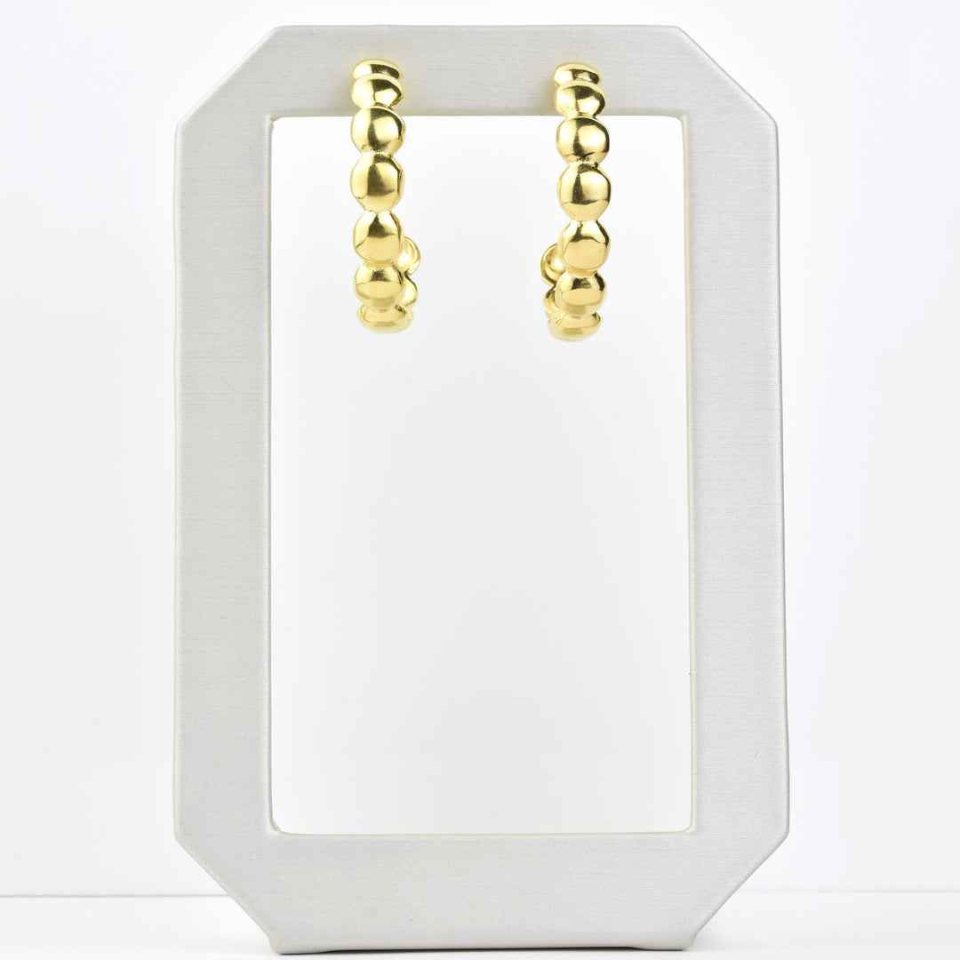 Sunshine Hoops in Gold Tone - Goldmakers Fine Jewelry