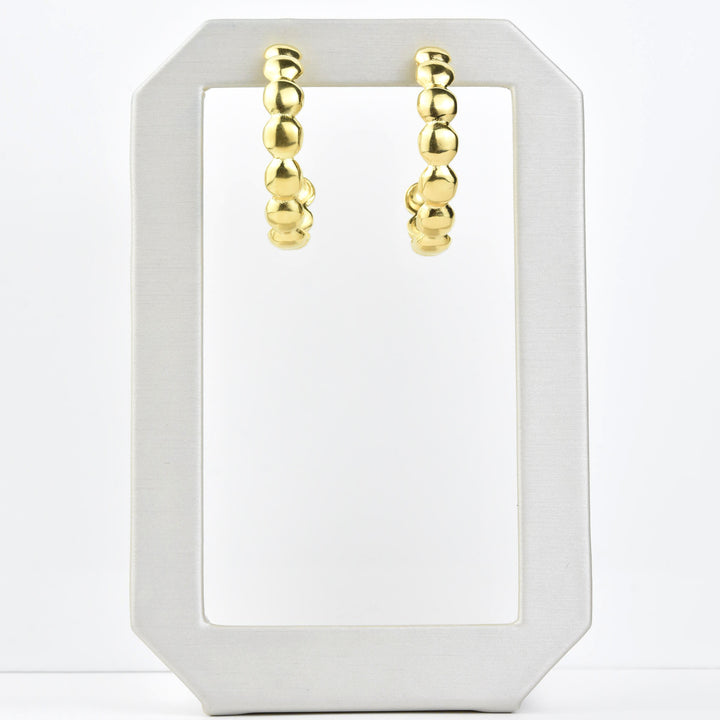 Sunshine Hoops in Gold Tone - Goldmakers Fine Jewelry