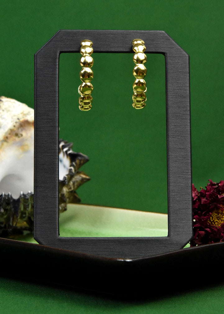 Sunshine Hoops in Gold Tone - Goldmakers Fine Jewelry