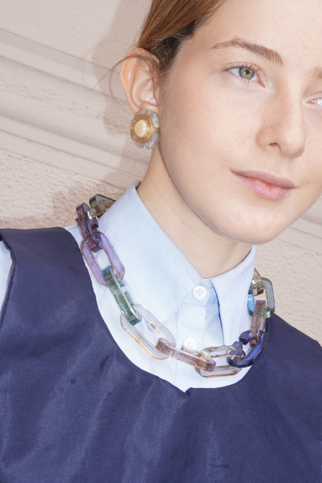 Supernova Chunky Chain Collar - Goldmakers Fine Jewelry