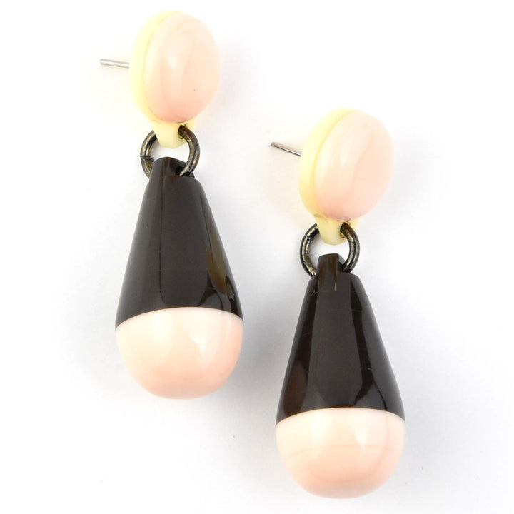 Supernova Drops, Chocolate & Pink - Goldmakers Fine Jewelry