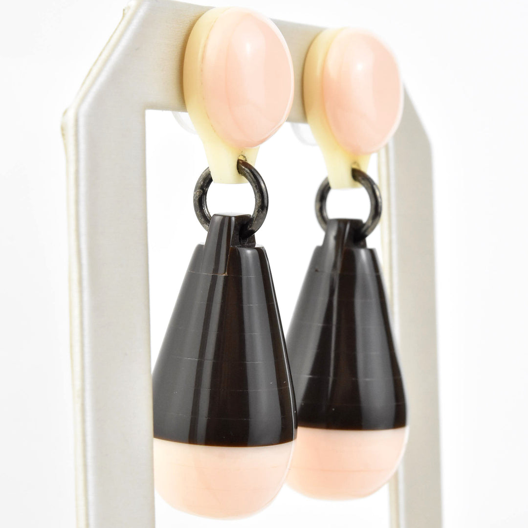 Supernova Drops, Chocolate & Pink - Goldmakers Fine Jewelry