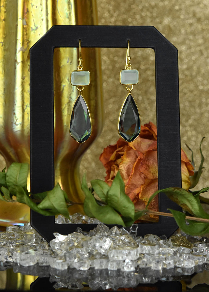 Svea Earrings in Blue - Goldmakers Fine Jewelry
