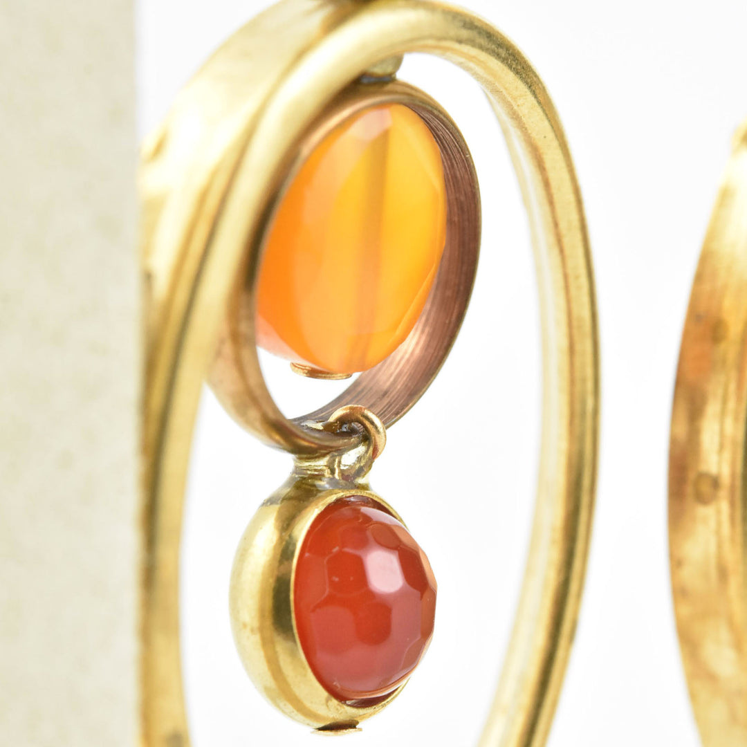 Oval Orbit Earrings - Goldmakers Fine Jewelry