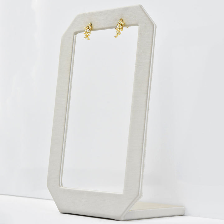 Petite Laurel Leaf Studs - Goldmakers Fine Jewelry