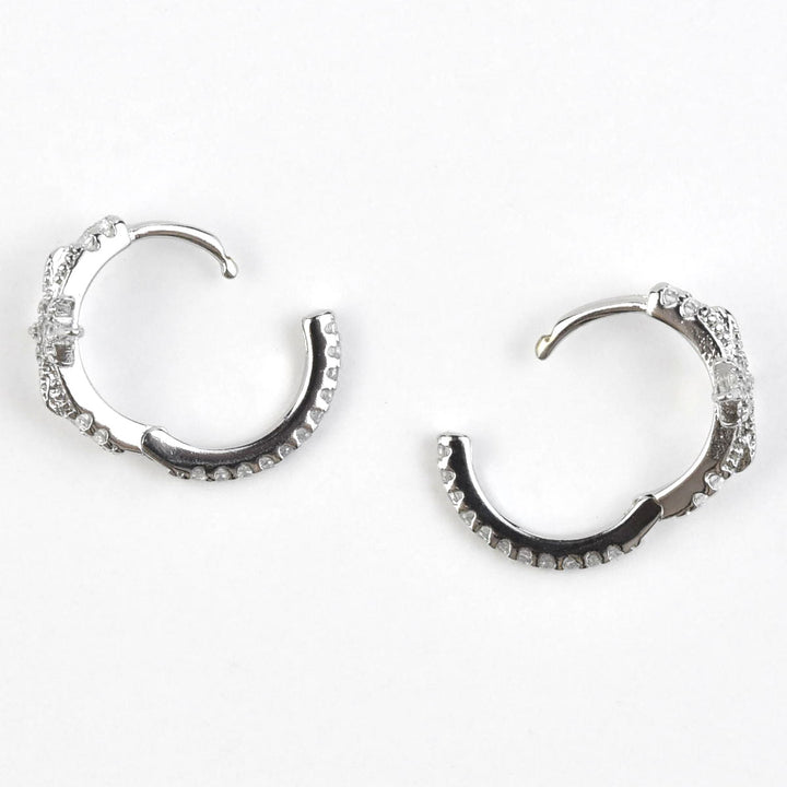 Petite Star Huggies - Goldmakers Fine Jewelry