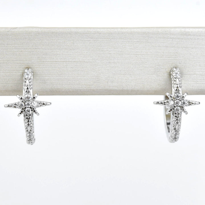 Petite Star Huggies - Goldmakers Fine Jewelry