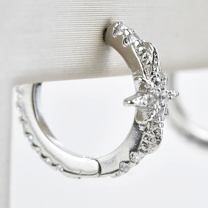 Petite Star Huggies - Goldmakers Fine Jewelry
