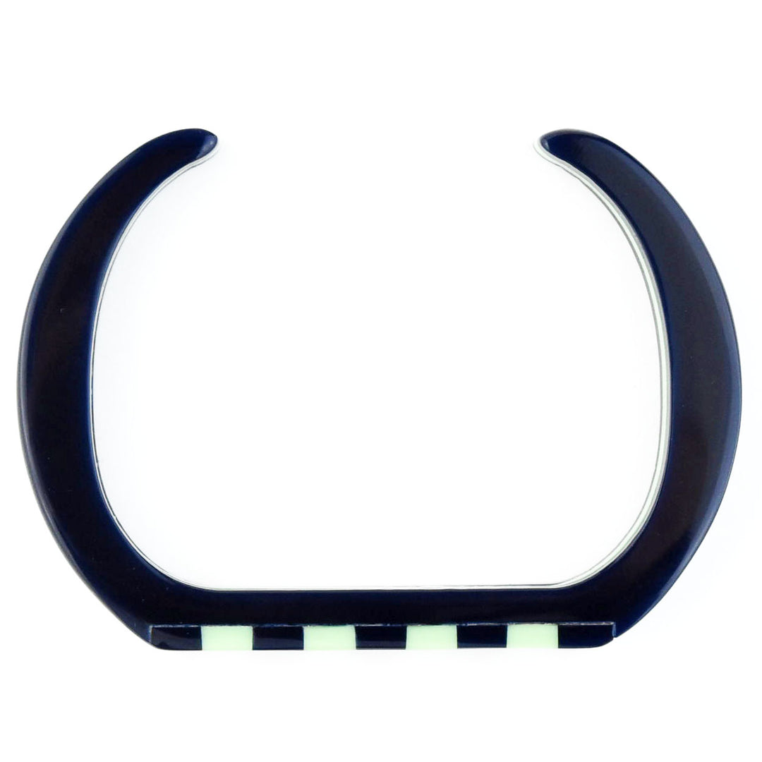 Supernova Striped Cuff, Green & Blue - Goldmakers Fine Jewelry