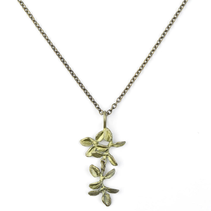 Petite Herb Thyme Necklace - Goldmakers Fine Jewelry