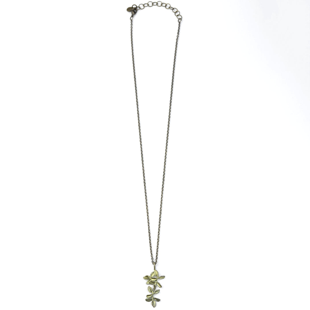Petite Herb Thyme Necklace - Goldmakers Fine Jewelry