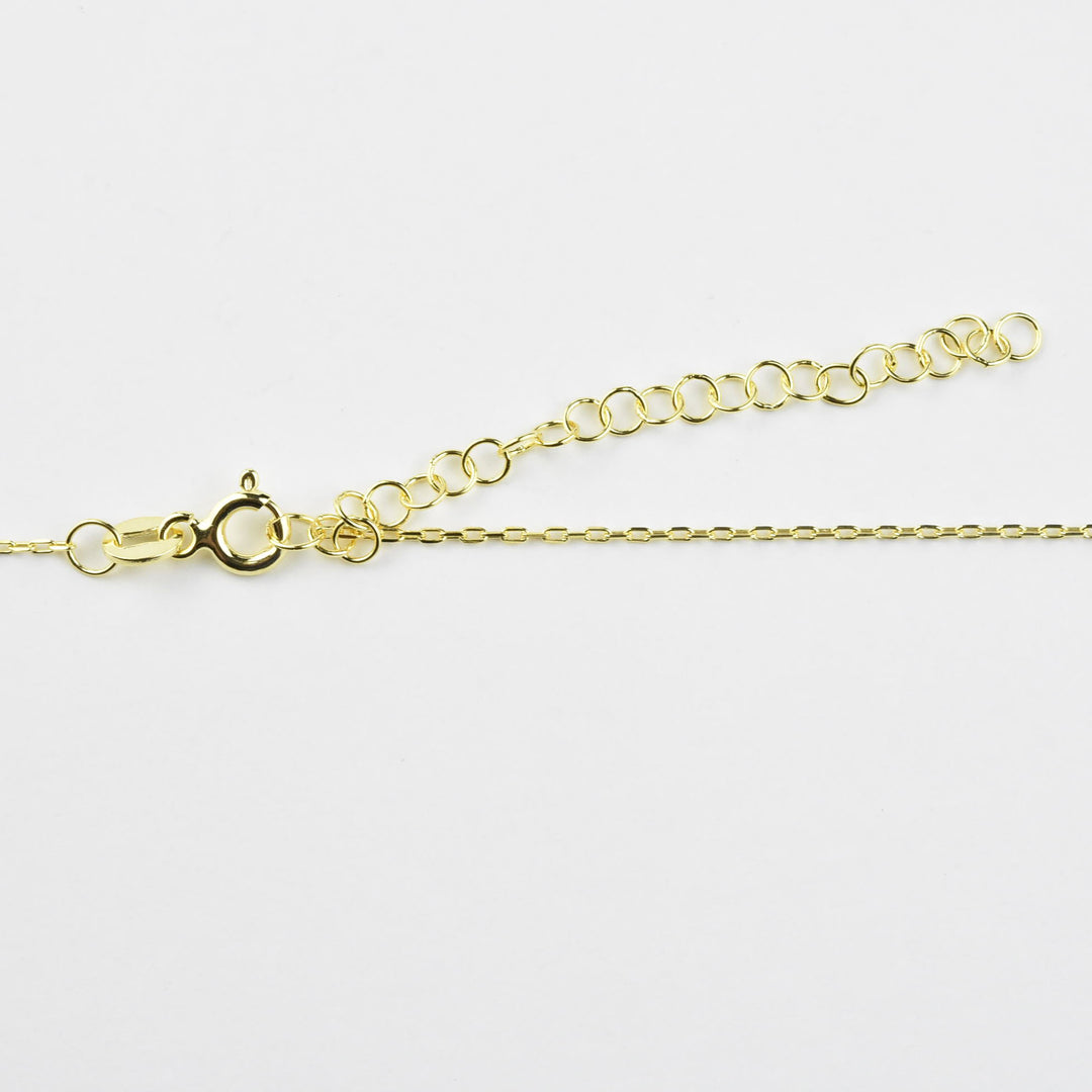 Vermeil Moon Pendant Necklace - Goldmakers Fine Jewelry