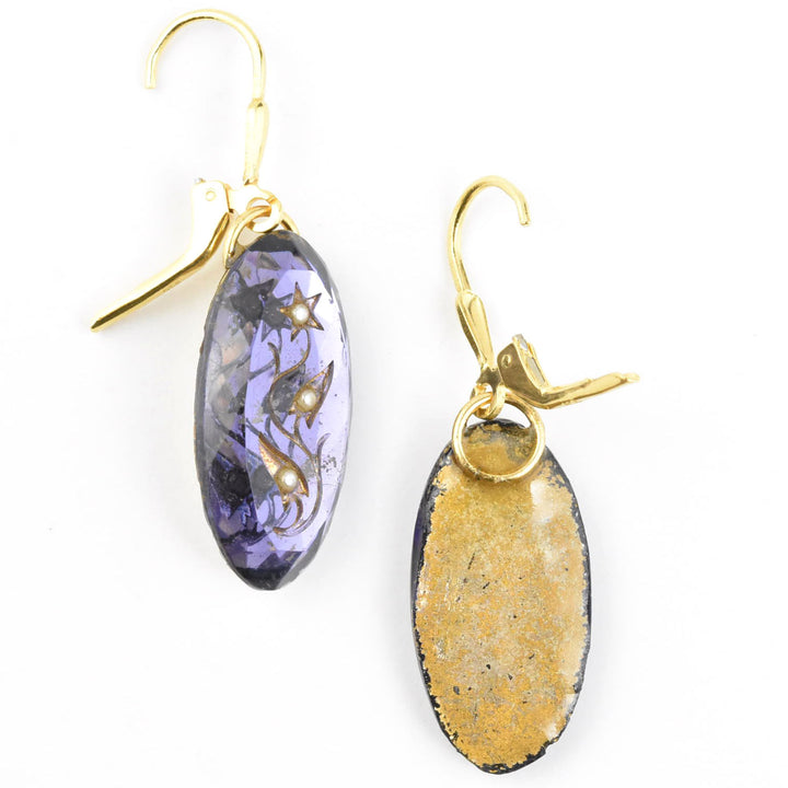Vintage Button Earrings - Goldmakers Fine Jewelry