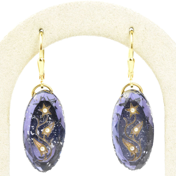Vintage Button Earrings - Goldmakers Fine Jewelry