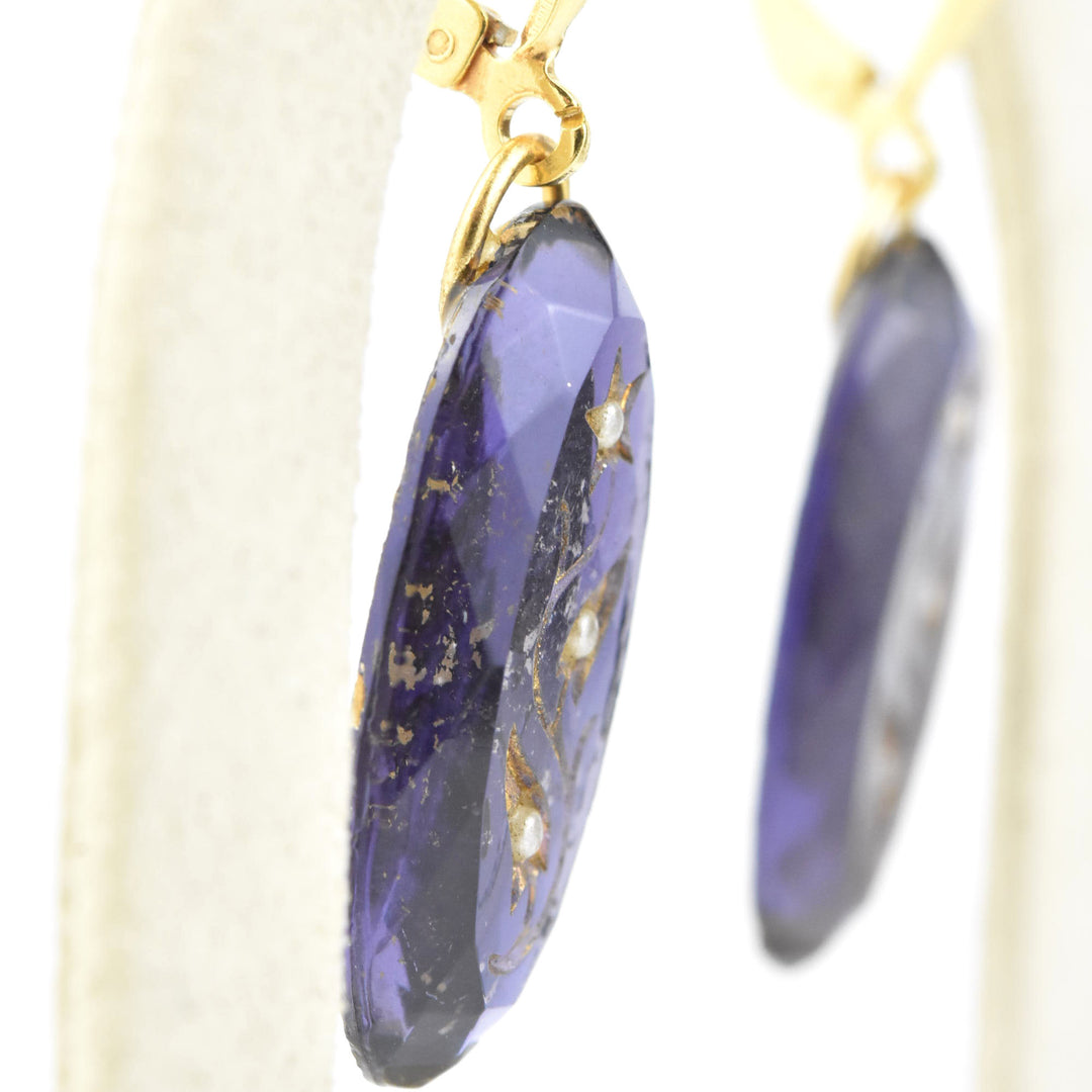 Vintage Button Earrings - Goldmakers Fine Jewelry