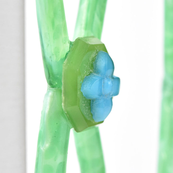 Vintage Glass Jade Drops - Goldmakers Fine Jewelry