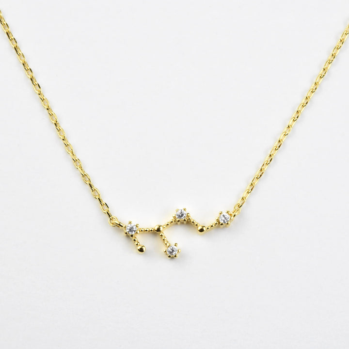 Virgo Constellation Necklace - Goldmakers Fine Jewelry