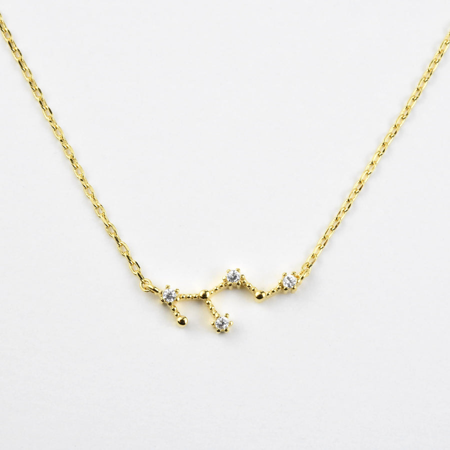 Virgo Constellation Necklace - Goldmakers Fine Jewelry