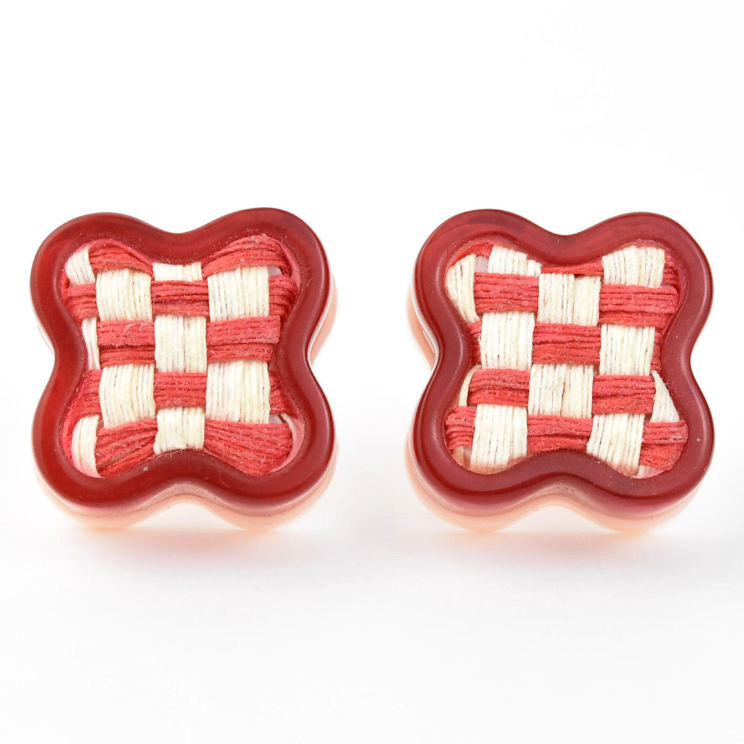 Vita Stud Earrings, Flora - Goldmakers Fine Jewelry