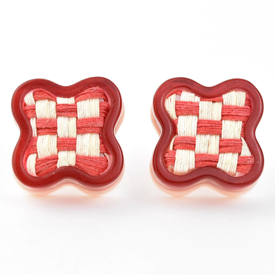 Vita Stud Earrings, Flora - Goldmakers Fine Jewelry