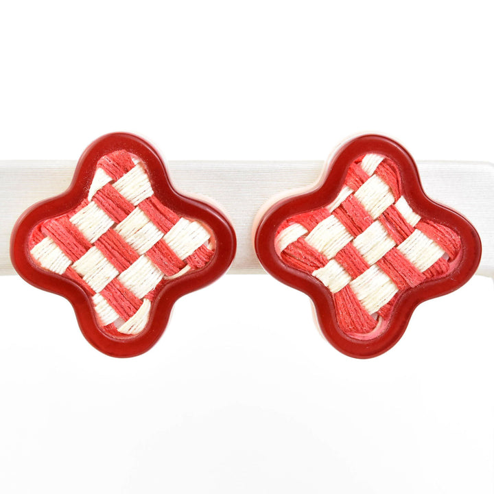 Vita Stud Earrings, Flora - Goldmakers Fine Jewelry