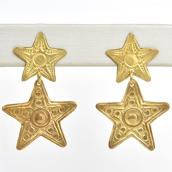 Lyra Star Earrings - Goldmakers Fine Jewelry
