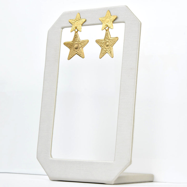 Lyra Star Earrings - Goldmakers Fine Jewelry