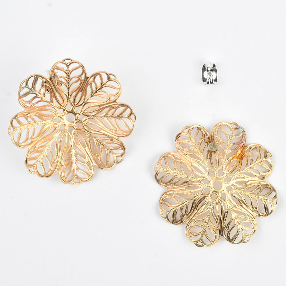Pointelle Earrings - Goldmakers Fine Jewelry
