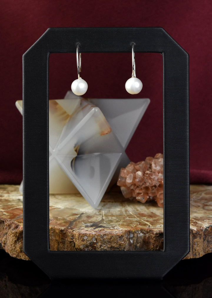 Freshwater Pearl Hoop Earrings