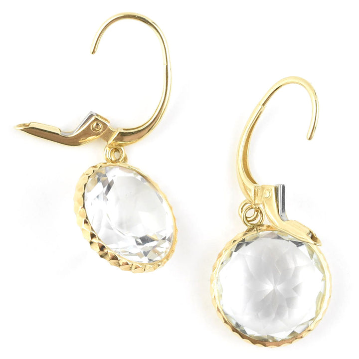 Pools of Light Earrings in 14k Yellow Gold - Goldmakers Fine Jewelry