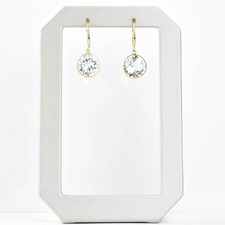 Pools of Light Earrings in 14k Yellow Gold - Goldmakers Fine Jewelry