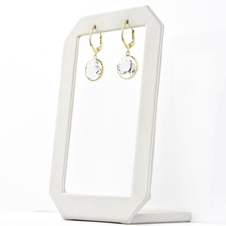 Pools of Light Earrings in 14k Yellow Gold - Goldmakers Fine Jewelry