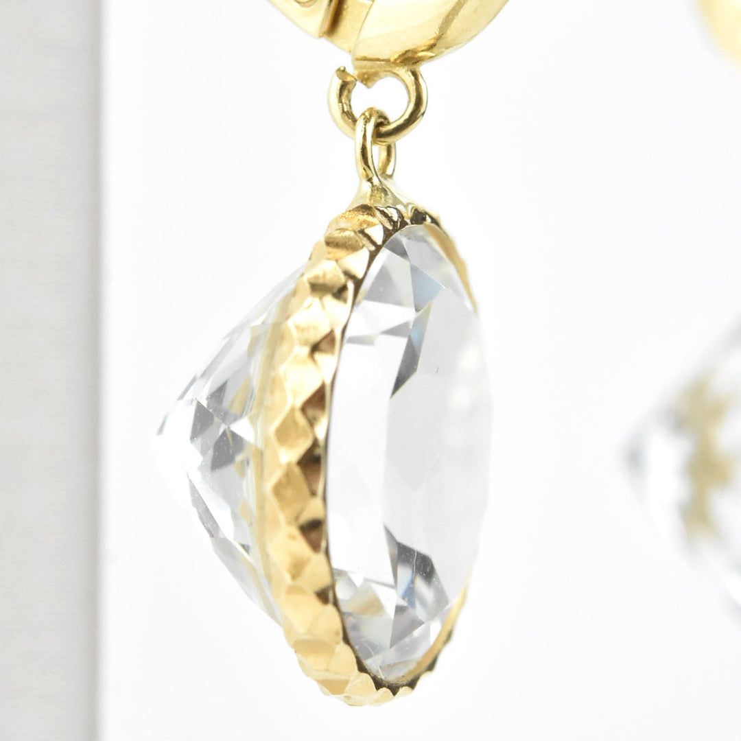 Pools of Light Earrings in 14k Yellow Gold - Goldmakers Fine Jewelry