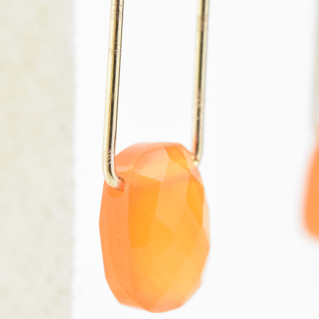 Carnelian Wire Dangles