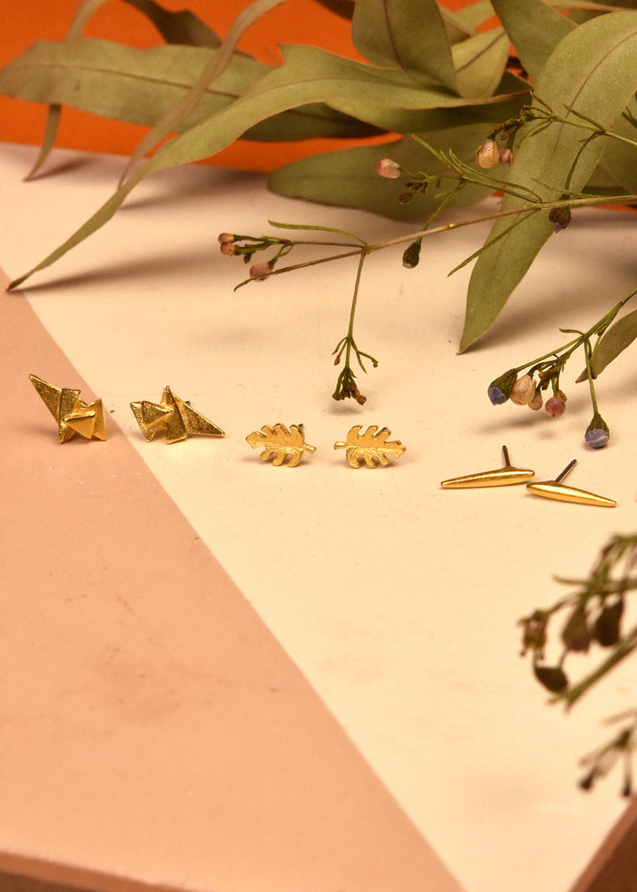 Palm Studs - Goldmakers Fine Jewelry