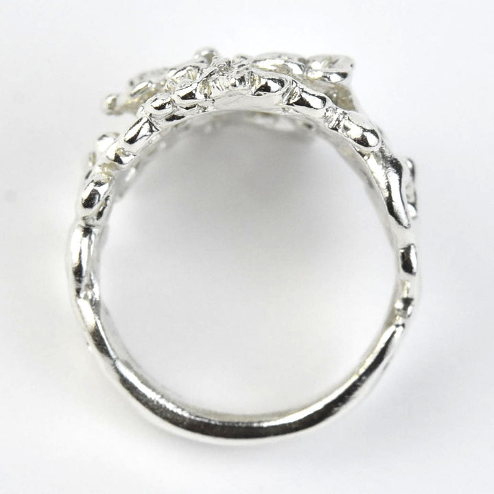 Flowers and Vines Ring in Silver - Goldmakers Fine Jewelry