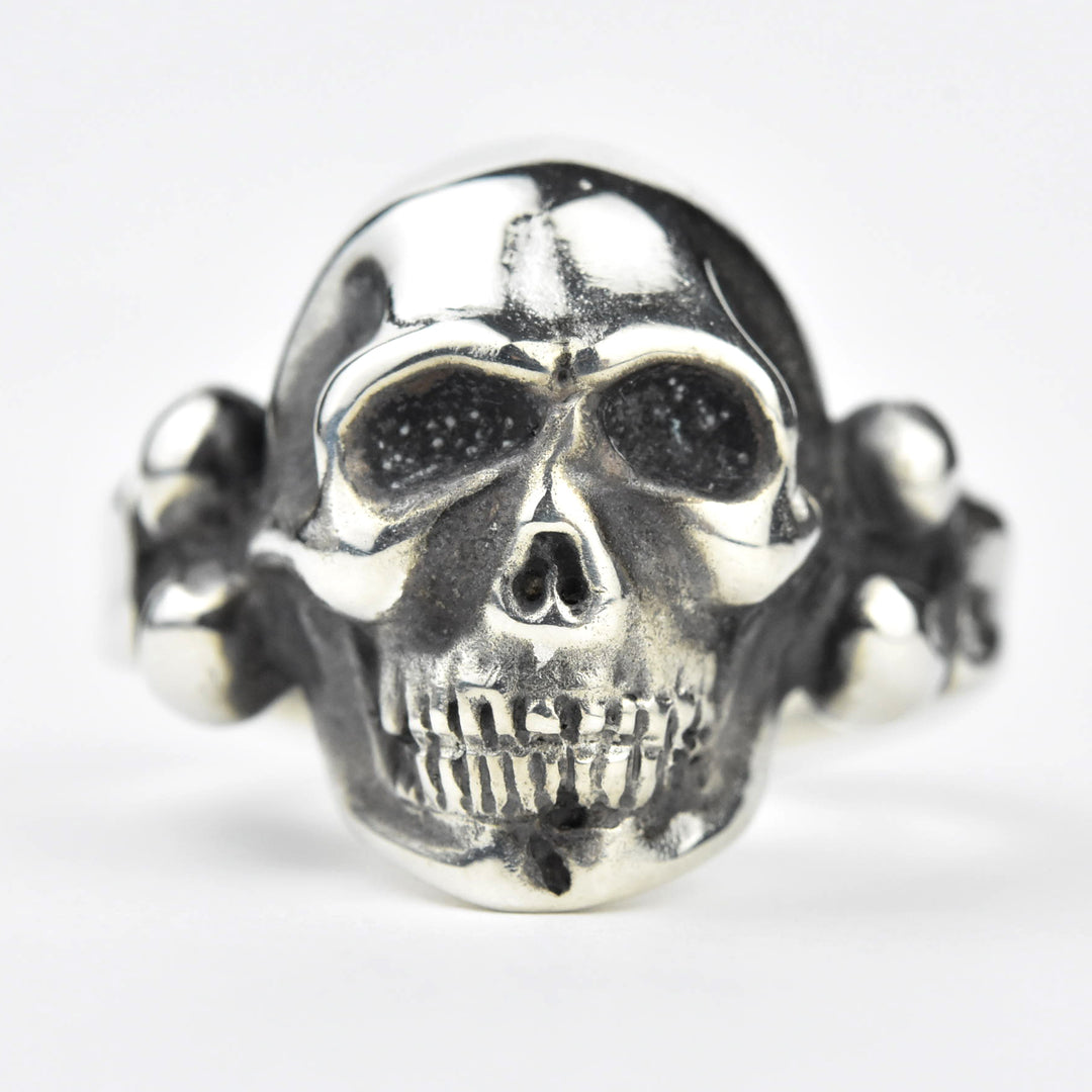 Skull and Bones Ring in Sterling Silver - Goldmakers Fine Jewelry