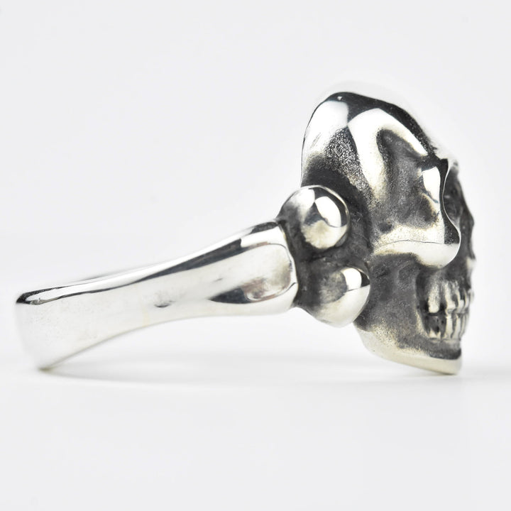 Skull and Bones Ring in Sterling Silver - Goldmakers Fine Jewelry