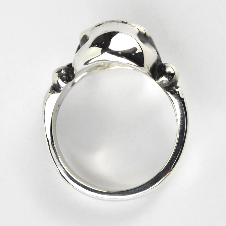 Skull and Bones Ring in Sterling Silver - Goldmakers Fine Jewelry